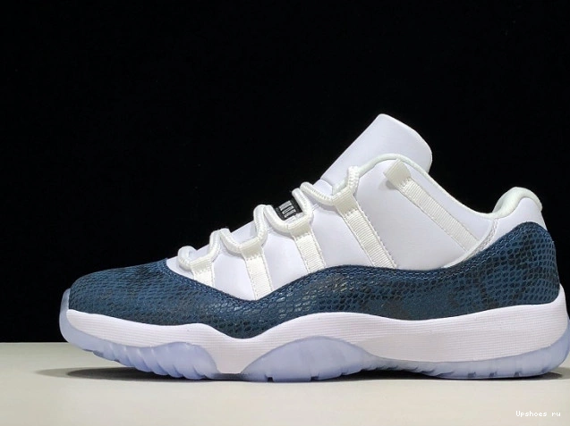 Low Jordan 'Blue 11 Snakeskin' CD6846-102 Air 0507